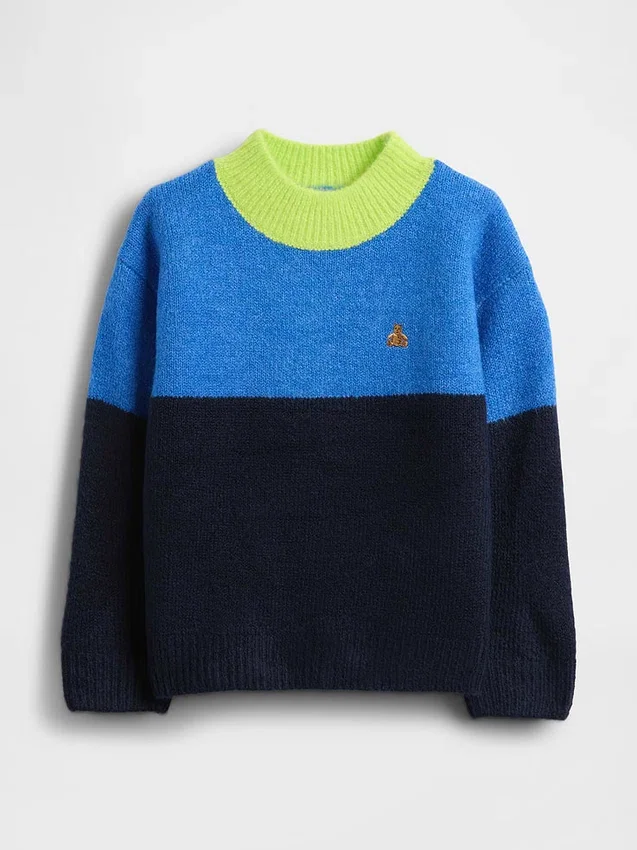 Jerséu con bloques de color para bebés y niños pequeños