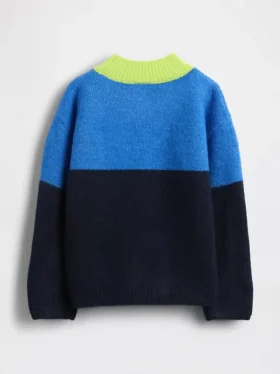 Jerséu con bloques de color para bebés y niños pequeños