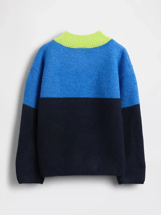 Jerséu con bloques de color para bebés y niños pequeños