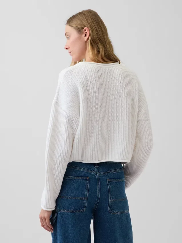 Jerséu corto oversize «Americana» 100 % algodón