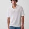 Jerséu de polo «Camp» de mezcla de lino