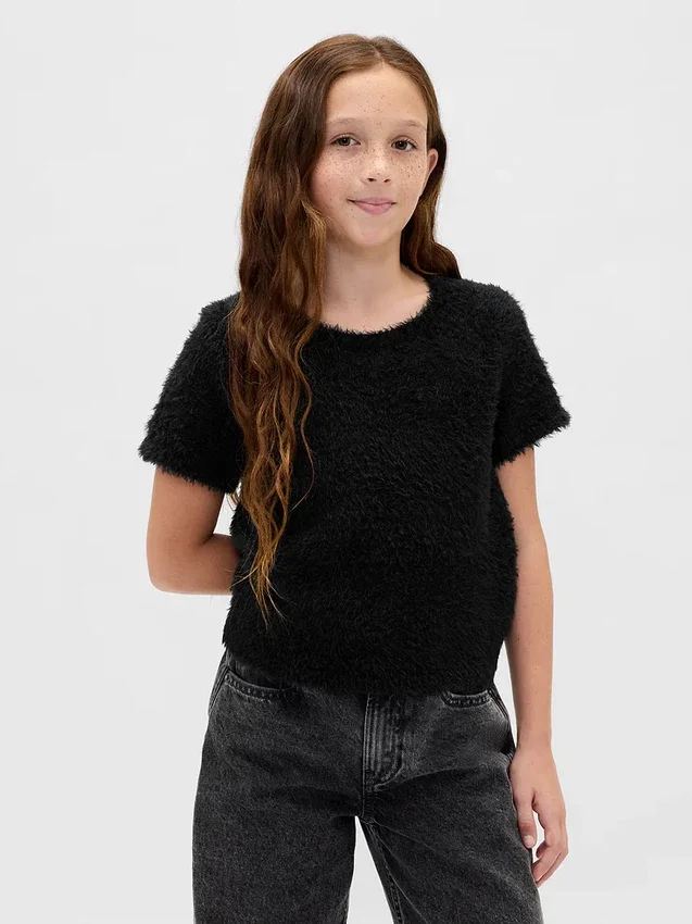 Jerséu de punto «Eyelash» para niños