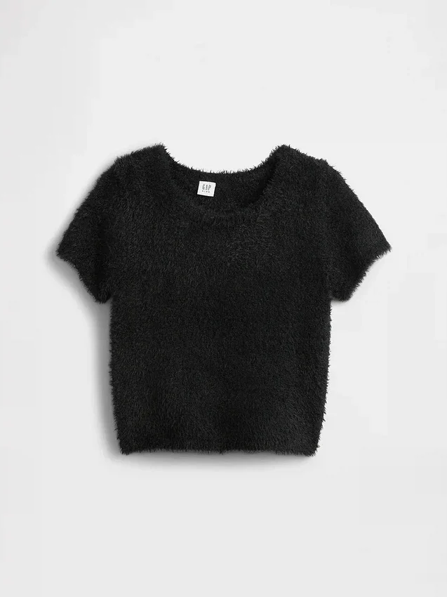 Jerséu de punto «Eyelash» para niños
