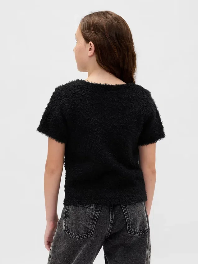 Jerséu de punto «Eyelash» para niños
