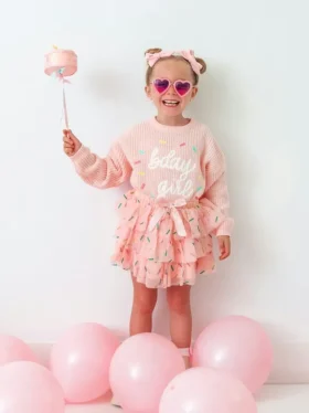 Jerséu de punto «Sweet Wink Birthday Girl Sprinkle»