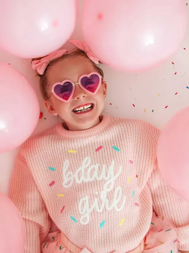 Jerséu de punto «Sweet Wink Birthday Girl Sprinkle»