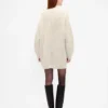 Jerséu mini de punto con cuello alto oversize