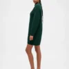 Jerséu mini de punto con cuello alto oversize