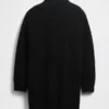 Jerséu mini de punto con cuello alto oversize