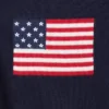 Jerséu oversize de ganchillo para niño con motivos «Americana»