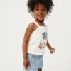 Jerséu sin mangas con estampado «Brannan Bear Americana» para bebés y niños pequeños