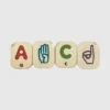 Juego de aprendizaje del alfabeto con signos de la lengua de signos