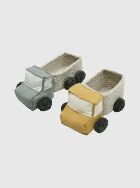 Juego de cestas de juego con forma de camioneta de Lorena Canals