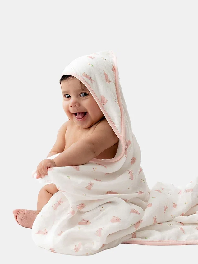 Juego de toalla con capucha «Bamboo Little Bunny»