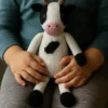 Juguete de punto con forma de vaca