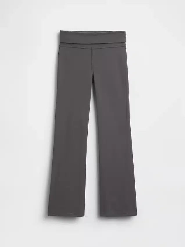 Leggings acampanados con doble vuelta para niños