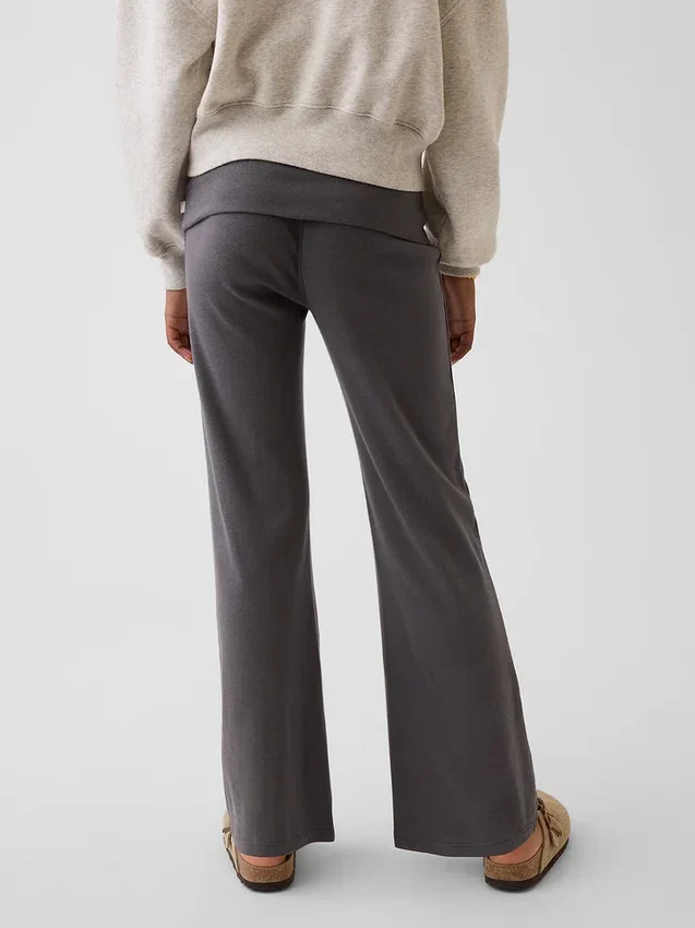 Leggings acampanados con doble vuelta para niños