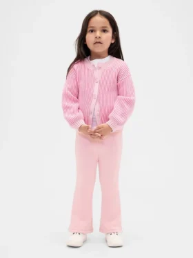 Leggings acampanados con forro cálido para bebés y niños pequeños