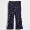 Leggings acampanados con forro cálido para bebés y niños pequeños