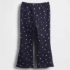 Leggings acampanados con forro cálido para bebés y niños pequeños