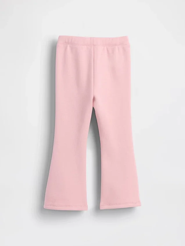 Leggings acampanados con forro cálido para bebés y niños pequeños