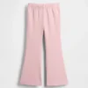 Leggings acampanados de punto acanalado para bebés y niños, combinables
