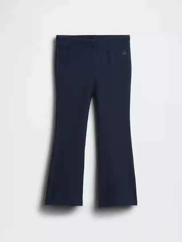 Leggings acampanados de punto acanalado para bebés y niños, combinables