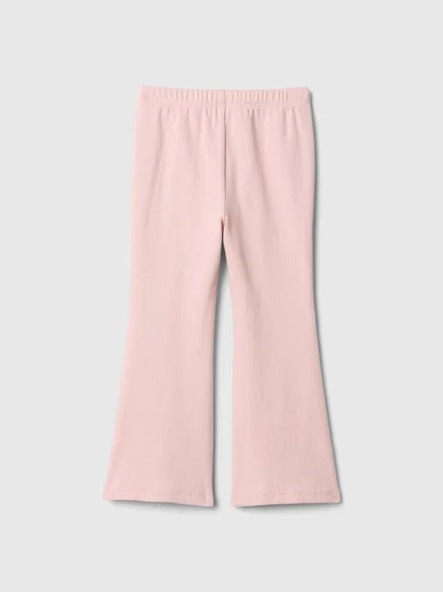 Leggings acampanados de punto acanalado para bebés y niños, combinables