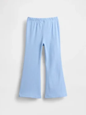 Leggings acampanados de punto acanalado para bebés y niños, combinables