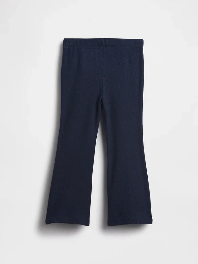 Leggings acampanados de punto acanalado para bebés y niños, combinables