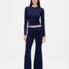 Leggings de pijama modernos con cintura doblada