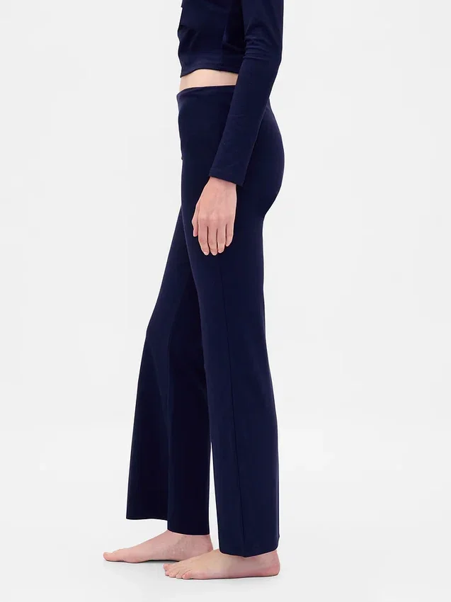 Leggings de pijama modernos con cintura doblada