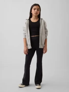 Leggings de rendimiento para niños con corte acampanado