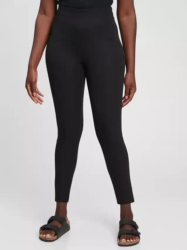 Leggings de talle alto con tejido bielástico