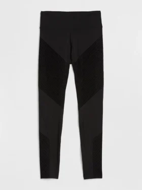 Leggings GapFit de talle alto con rayas texturizadas y compresión Sculpt