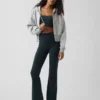 Leggings GapFit Smooth de talle alto y corte acampanado