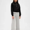 Leggings infantiles de pierna ancha con vuelta