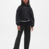 Leggings infantiles de pierna ancha con vuelta