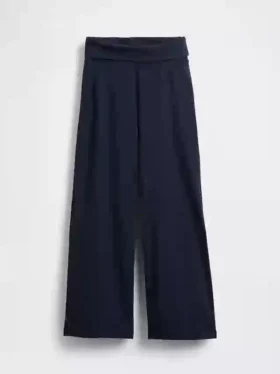 Leggings infantiles de pierna ancha con vuelta