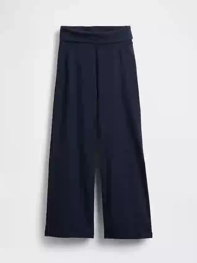 Leggings infantiles de pierna ancha con vuelta