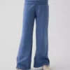 Leggings infantiles de pierna ancha con vuelta