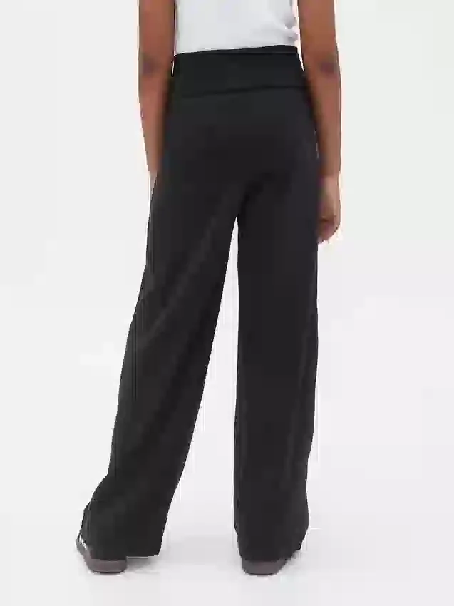 Leggings infantiles de pierna ancha con vuelta