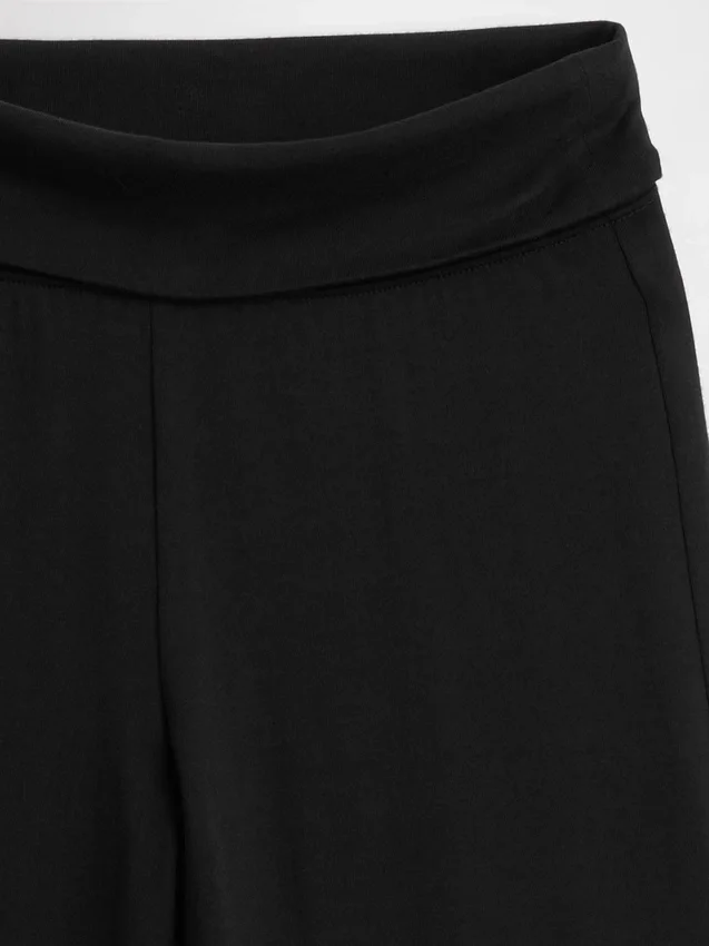 Leggings infantiles de pierna ancha con vuelta