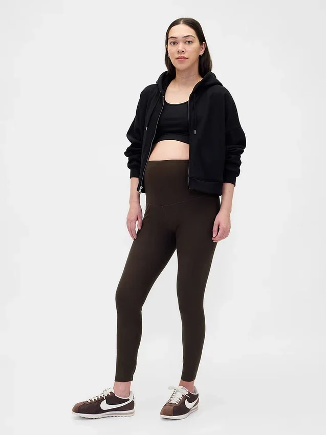 Leggings premamá de uso diario con panel completo