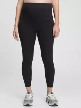 Leggings premamá reciclados con panel completo y corte 7/8