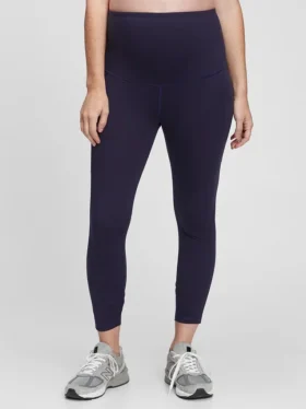 Leggings premamá reciclados con panel completo y corte 7/8