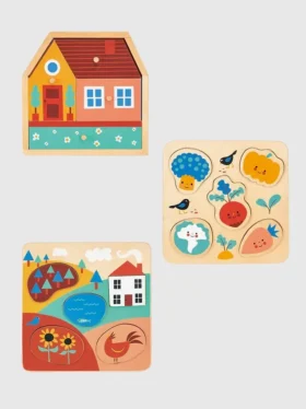 Lote de juguetes de reconocimiento de formas para niños pequeños