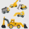 Lote de juguetes de vehículos de construcción para niños pequeños