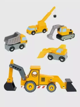 Lote de juguetes de vehículos de construcción para niños pequeños