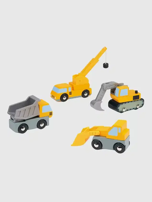 Lote de juguetes de vehículos de construcción para niños pequeños